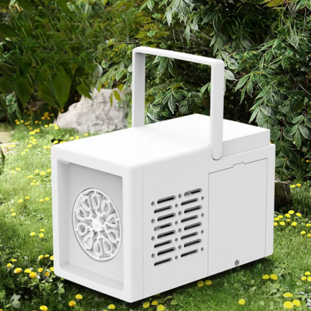 Frendorf | 10-Loch Automatische Handheld Seifenblasenmaschine Spielzeug für den Außenbereich (Keine Batterie oder Seifenblasenlösung)