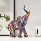 Frendorf | VibrantTrunk – Moderne Elefant Kunst Skulptur