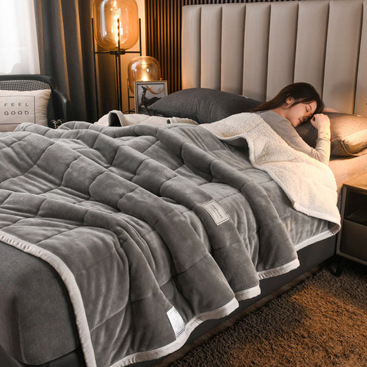 Frendorf | Lammfelldecke - LuxeWarm - Weich - Gemütlich