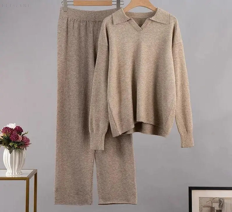 Frendorf | Warmer Strick-Jogginganzug für Damen