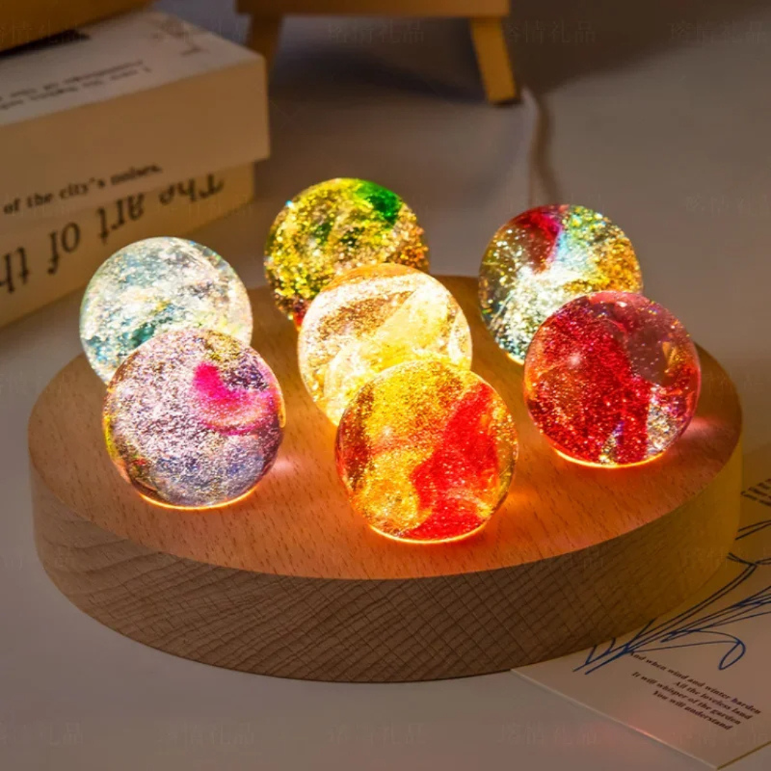 Frendorf | Galaxy Crystal Lampe zur Beleuchtung Ihres Zuhauses mit Liebe