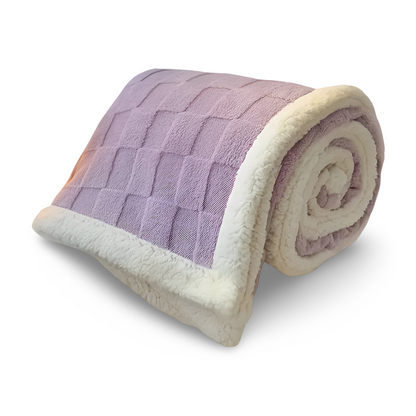 Frendorf | CozyCheck Plaid - Wendbare, Dicke Isolierte Fleece Decke für den Winter