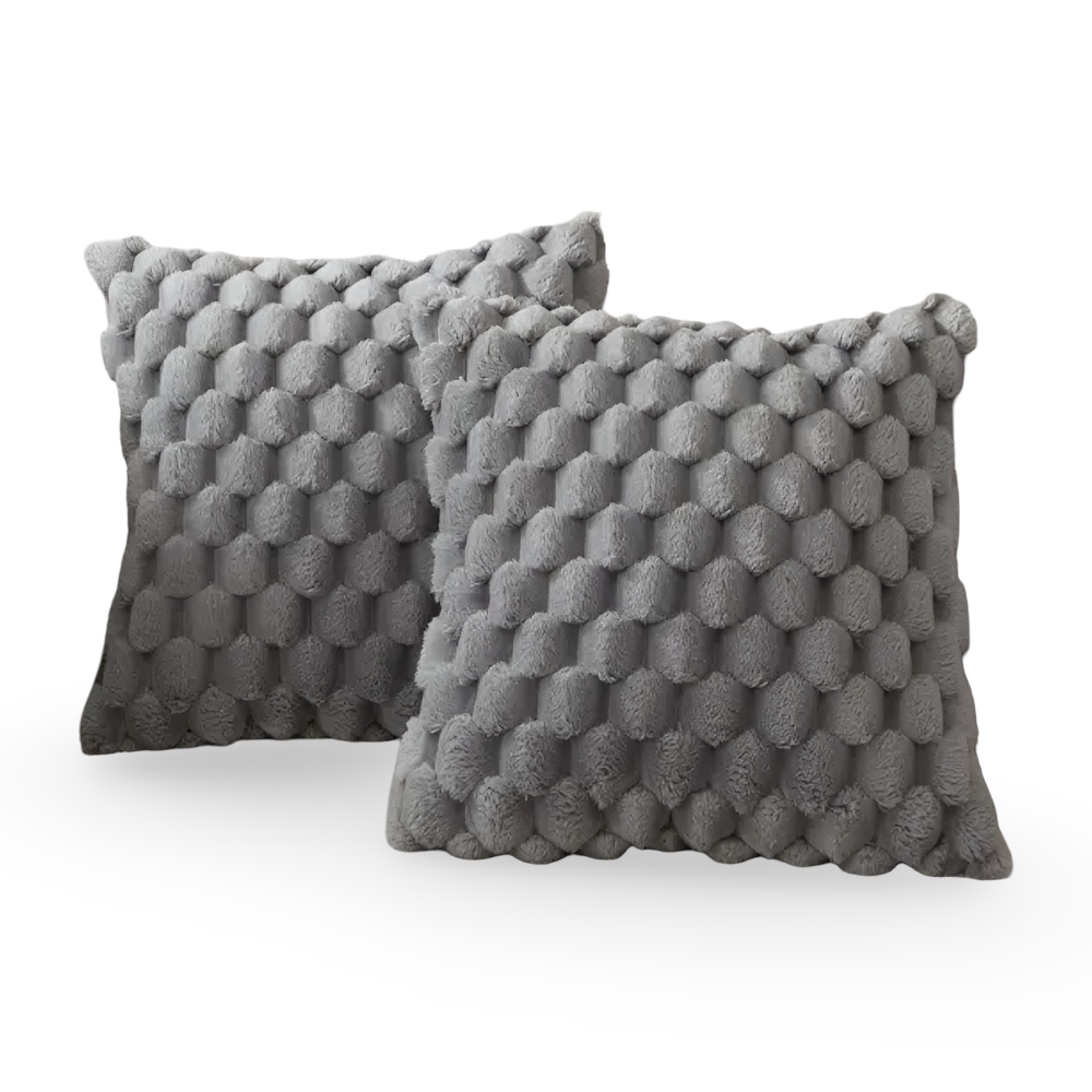 Frendorf | CozyWeave - Luxuriöses Weiches Kissenbezug mit Flauschig Gemustertem Bezug