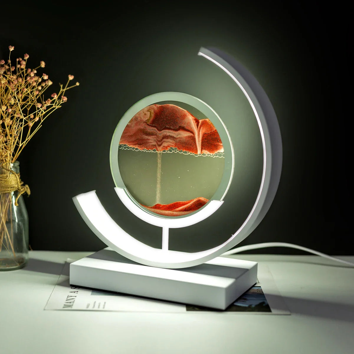 Treibsandlampe