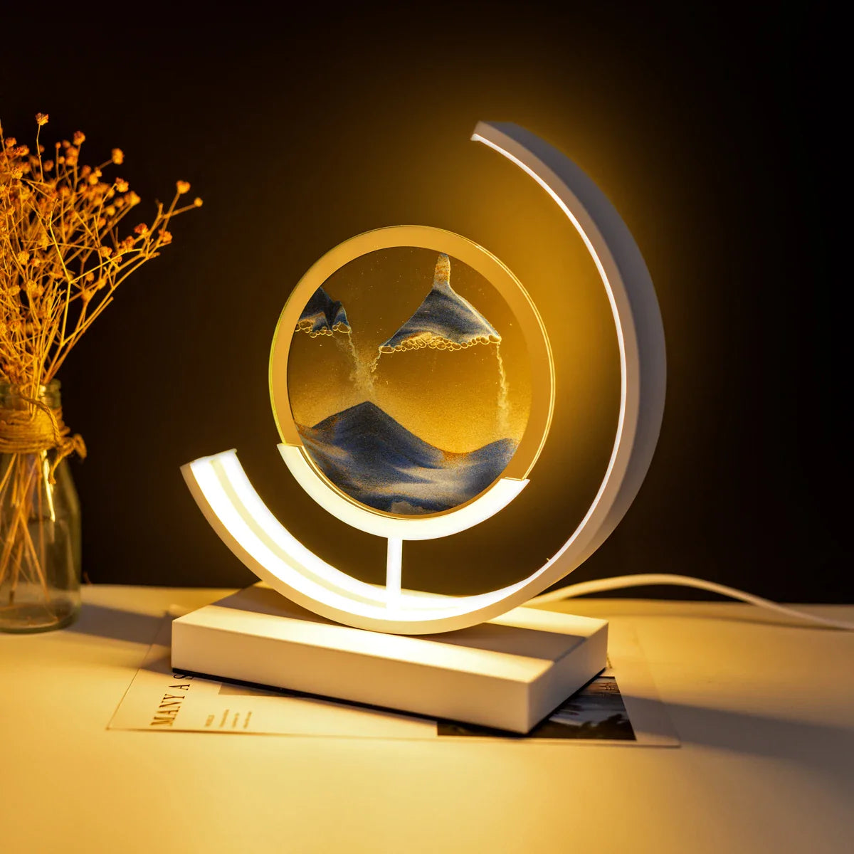 Treibsandlampe