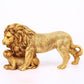 Kreative europäische Figur goldener Löwe Ornament Harz Handwerk Wohnkultur Büro Tisch Restaurant dekorative Accessoires