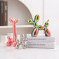 Kreative Lange Hals Ballonhund Abstrakte Keramik Ornamente Skulptur Studienzimmer Statue Heim Büro Zubehör Dekoration Geschenk