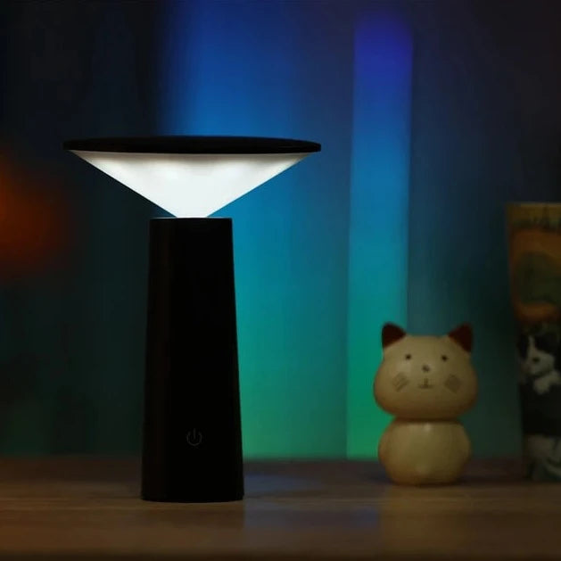 Frendorf | FlexiBright LED Tischlampe für draußen | Einstellbarer Arm | Drehbarer Kopf | Modernes Design | Kabellose Beleuchtung