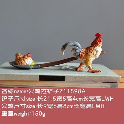 Kreative Simulation Tierdekorationen für Zuhause Huhn Tier Blumentopf Sukkulente Pflanze Balkon Ornament Büro Schreibtisch Geschenke