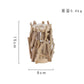 Kreative Holzvase Dekorierter Solides Holz Blumentopf für Glas-Hydrokultur Heim Dekorative Vase Tischplatte Heimdekoration