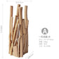 Kreative Holzvase Dekorierter Solides Holz Blumentopf für Glas-Hydrokultur Heim Dekorative Vase Tischplatte Heimdekoration