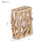 Kreative Holzvase Dekorierter Solides Holz Blumentopf für Glas-Hydrokultur Heim Dekorative Vase Tischplatte Heimdekoration