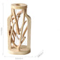 Kreative Holzvase Dekorierter Solides Holz Blumentopf für Glas-Hydrokultur Heim Dekorative Vase Tischplatte Heimdekoration