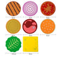 Kreatives Hamburger-Form Untersetzer-Set