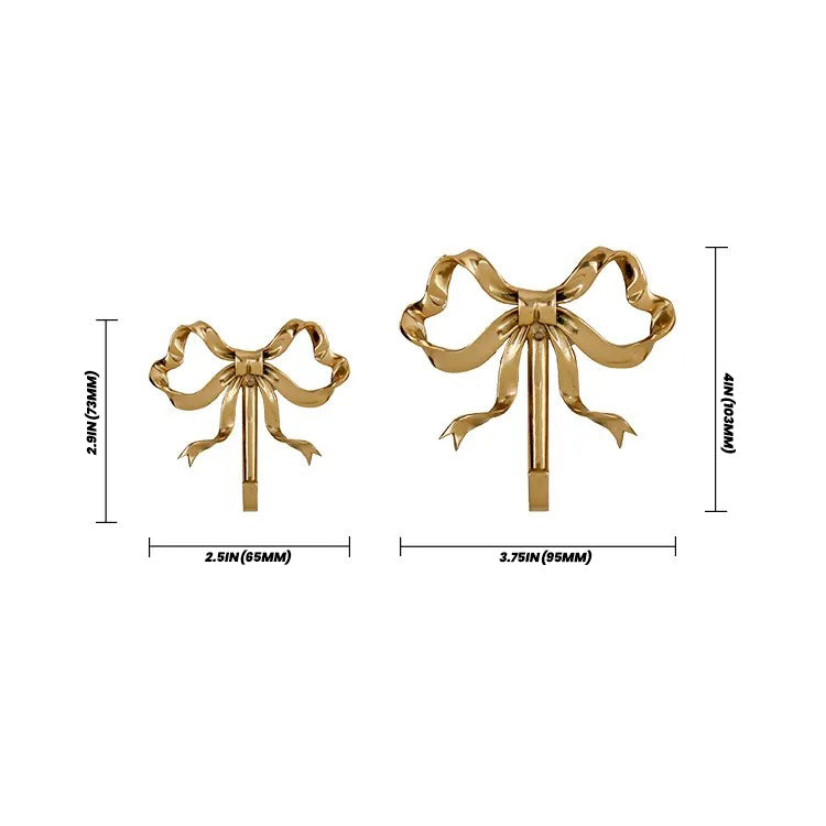 Coquette Messing Bogen Wandhaken