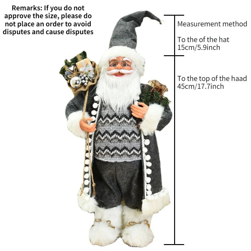 Grenzüberschreitende Weihnachten neu 45cm Weihnachtsmann Großeltern Puppe Ornamente Dekorationen Szenerie Layout