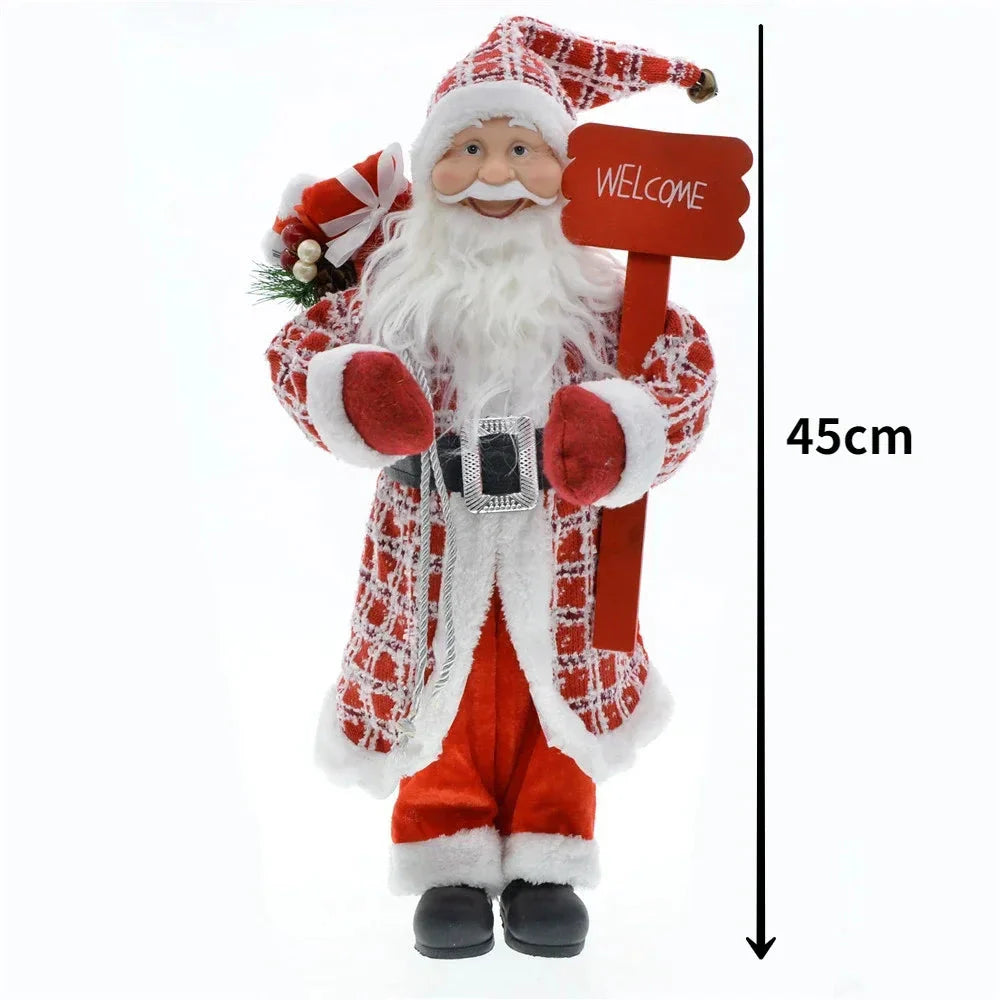 Grenzüberschreitende Weihnachten neu 45cm Weihnachtsmann Großeltern Puppe Ornamente Dekorationen Szenerie Layout