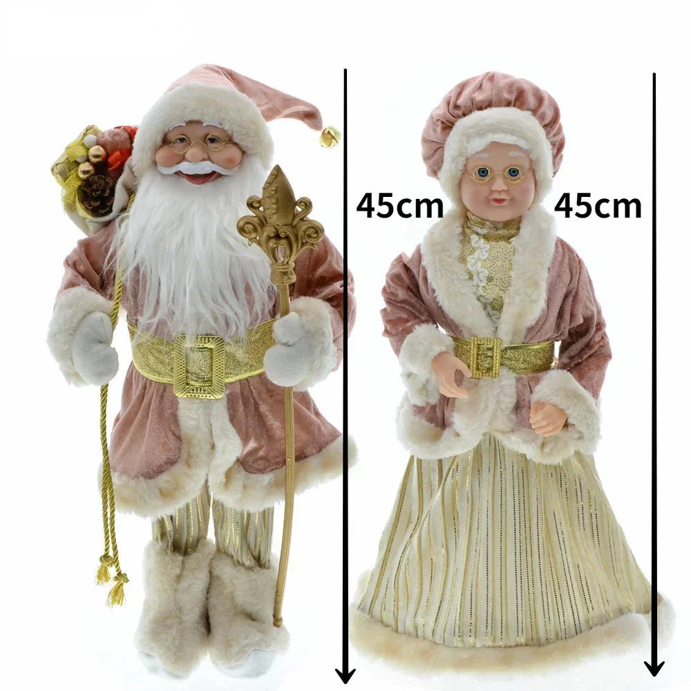 Grenzüberschreitende Weihnachten neu 45cm Weihnachtsmann Großeltern Puppe Ornamente Dekorationen Szenerie Layout