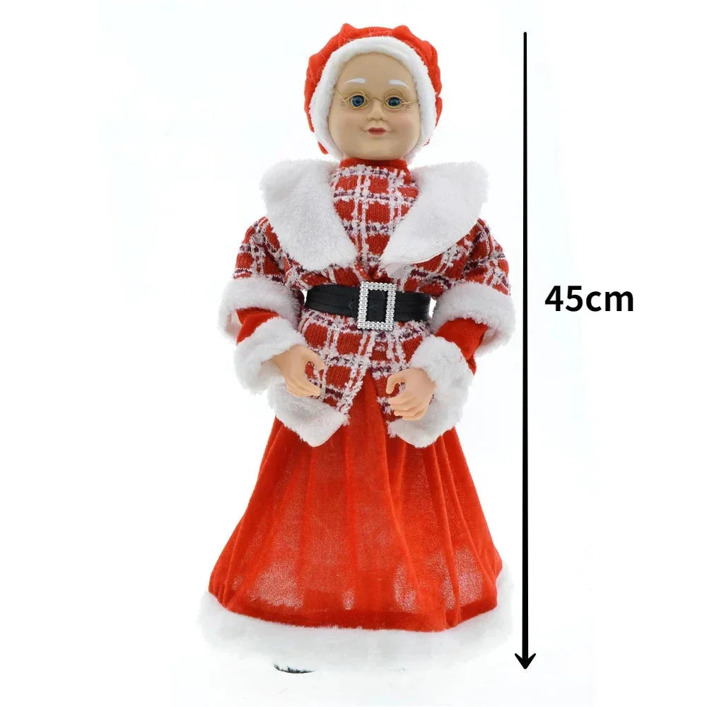 Grenzüberschreitende Weihnachten neu 45cm Weihnachtsmann Großeltern Puppe Ornamente Dekorationen Szenerie Layout
