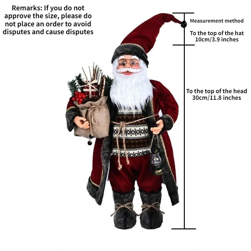 Grenzüberschreitende Weihnachten neu 45cm Weihnachtsmann Großeltern Puppe Ornamente Dekorationen Szenerie Layout