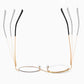 Cross Halbrand Runde Brille 95929