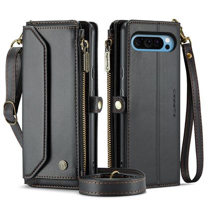 Frendorf | Crossbody Cards Solt Magnetische Leder Brieftasche Karten Handyhülle Für Google Pixel 9
