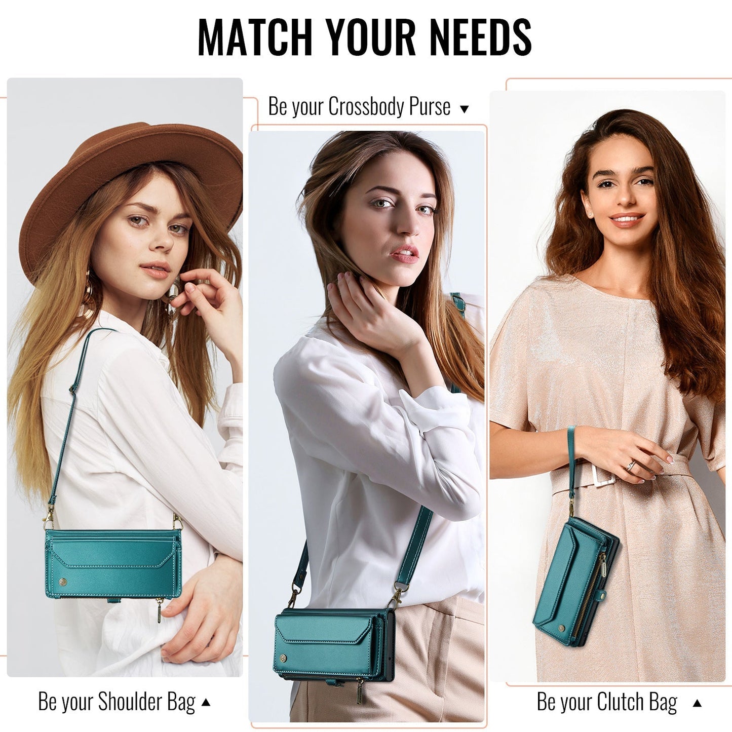 Frendorf | Crossbody Cards Solt Magnetische Leder Brieftasche Karten Handyhülle Für Google Pixel 9