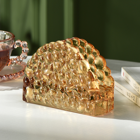 Frendorf | EleganceNap – Stilvolle Serviettenhalter aus Glas