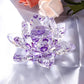 Kristall Lotusblume Figurine Zuhause Hochzeit Dekoration Glas Kunstsammlung Briefbeschwerer Büro Tisch Ornamente Souvenir Geschenke