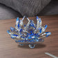 Kristall Lotusblume Figurine Zuhause Hochzeit Dekoration Glas Kunstsammlung Briefbeschwerer Büro Tisch Ornamente Souvenir Geschenke