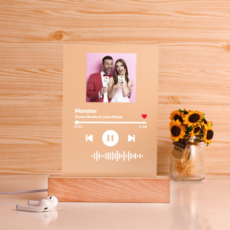 Personalisierte Musik Acrylglas
