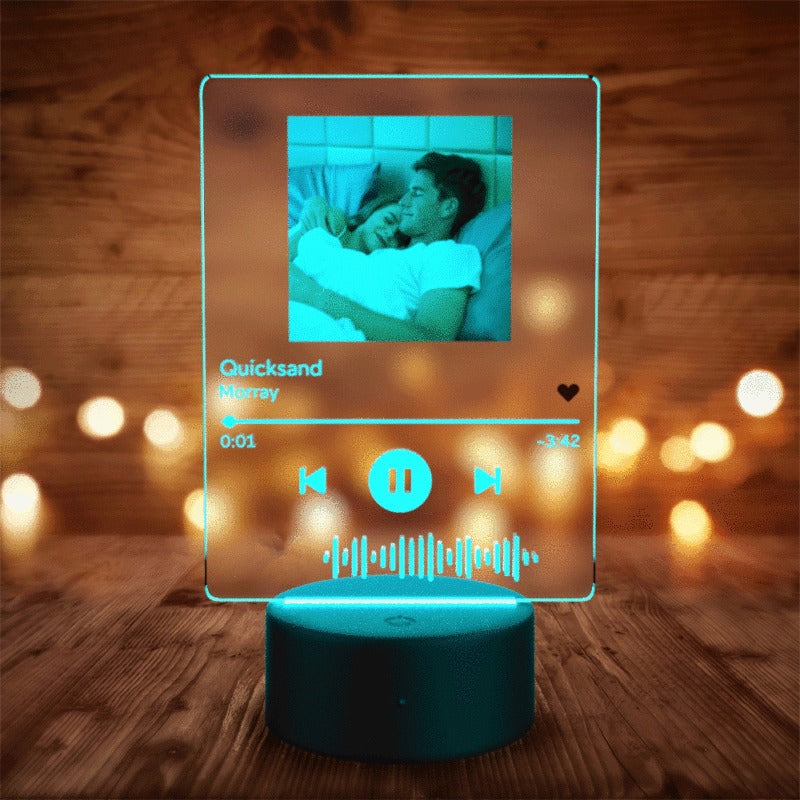 Personalisierte Musik Acrylglas
