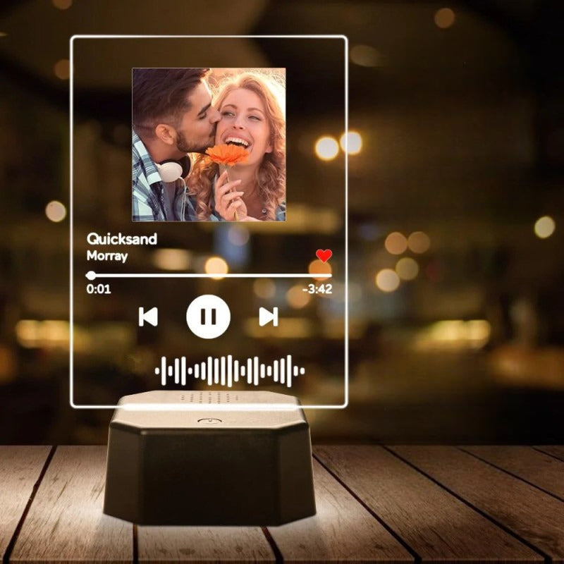 Personalisierte Musik Acrylglas