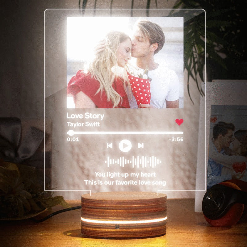 Personalisierte Musik Acrylglas