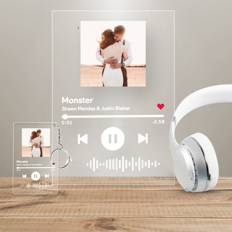 Personalisierte Musik Acrylglas