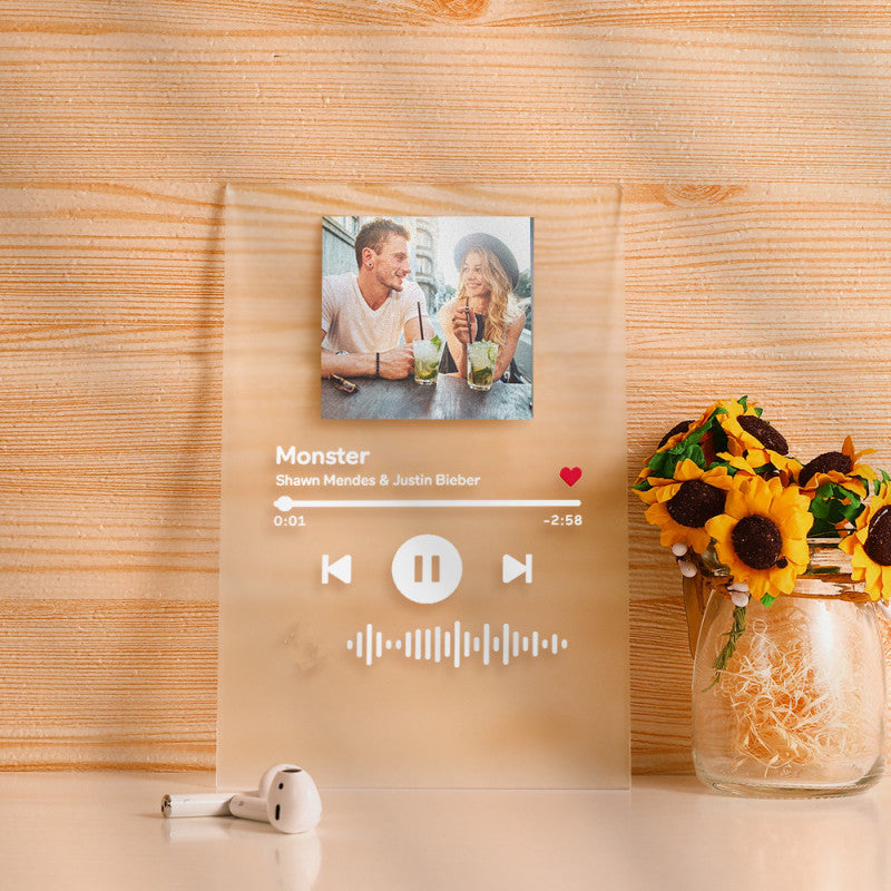 Personalisierte Musik Acrylglas