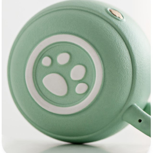 Niedliche Katzen-Teetasse aus Keramik mit Sieb