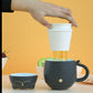 Niedlicher handgefertigter großer Reise-Kaffeebecher
