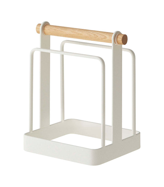 Schneidebrettständer - Stahl + Holz
