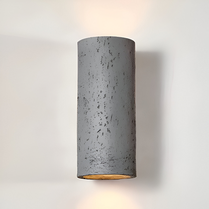 Frendorf | Zylinder Tube Wandleuchte - Wabi Sabi Stone Wall Sconce - Wandstrahler LED Beleuchtung