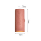 Frendorf | Zylinder Tube Wandleuchte - Wabi Sabi Stone Wall Sconce - Wandstrahler LED Beleuchtung