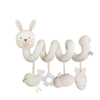 Frendorf | Babyspirale mit Tiermotiven für Babyschale, Kinderwagen und Bett – Spielspaßmobil