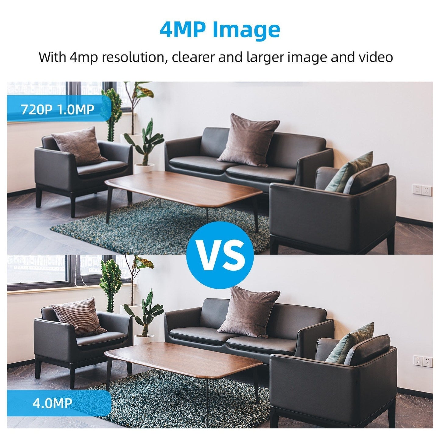 4MP PoE IP Sicherheitskamera