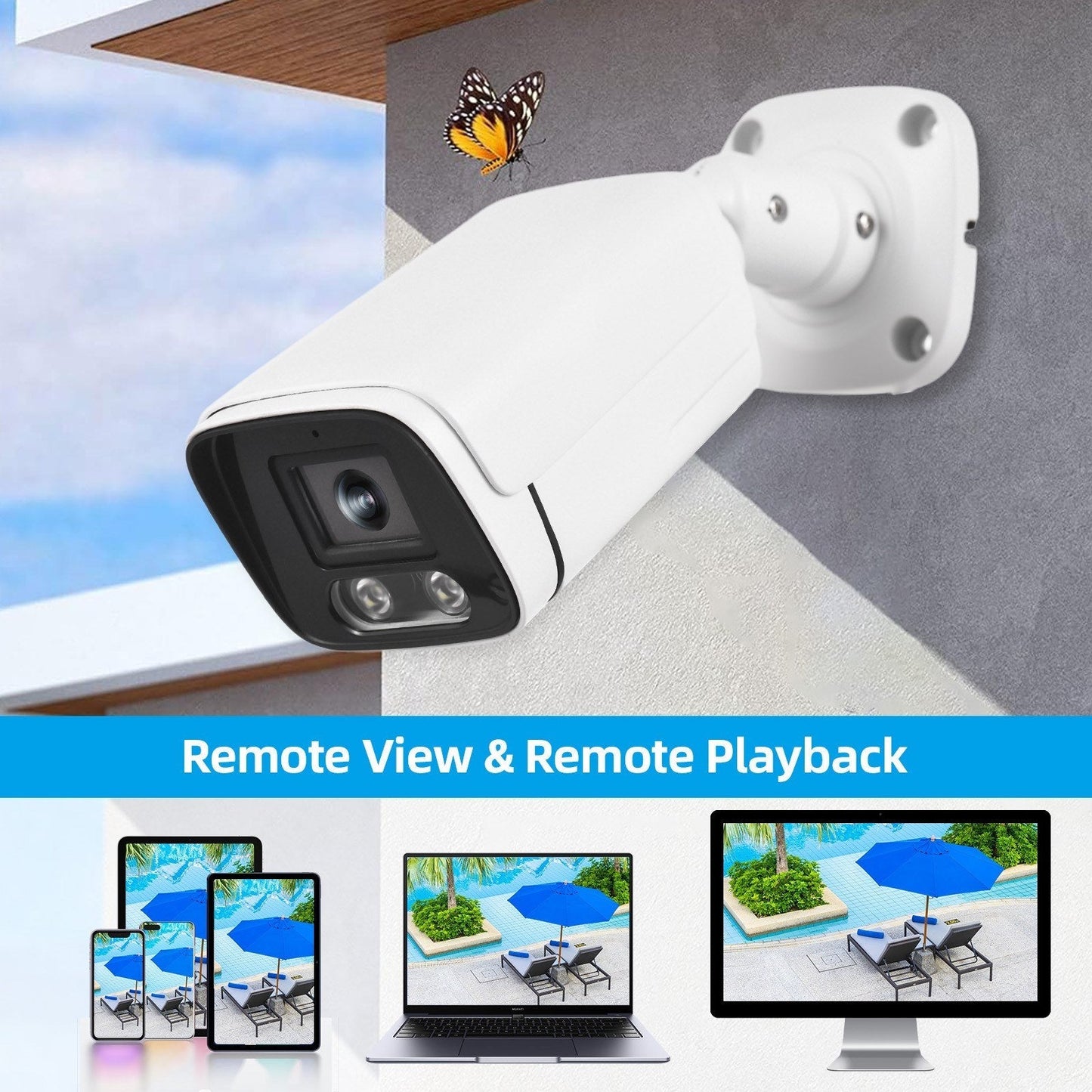 4MP PoE IP Sicherheitskamera