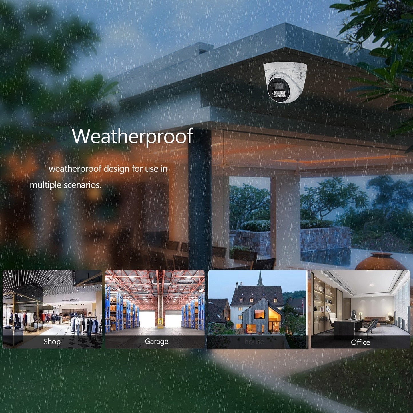 4MP POE IP-Sicherheitskamerasystem