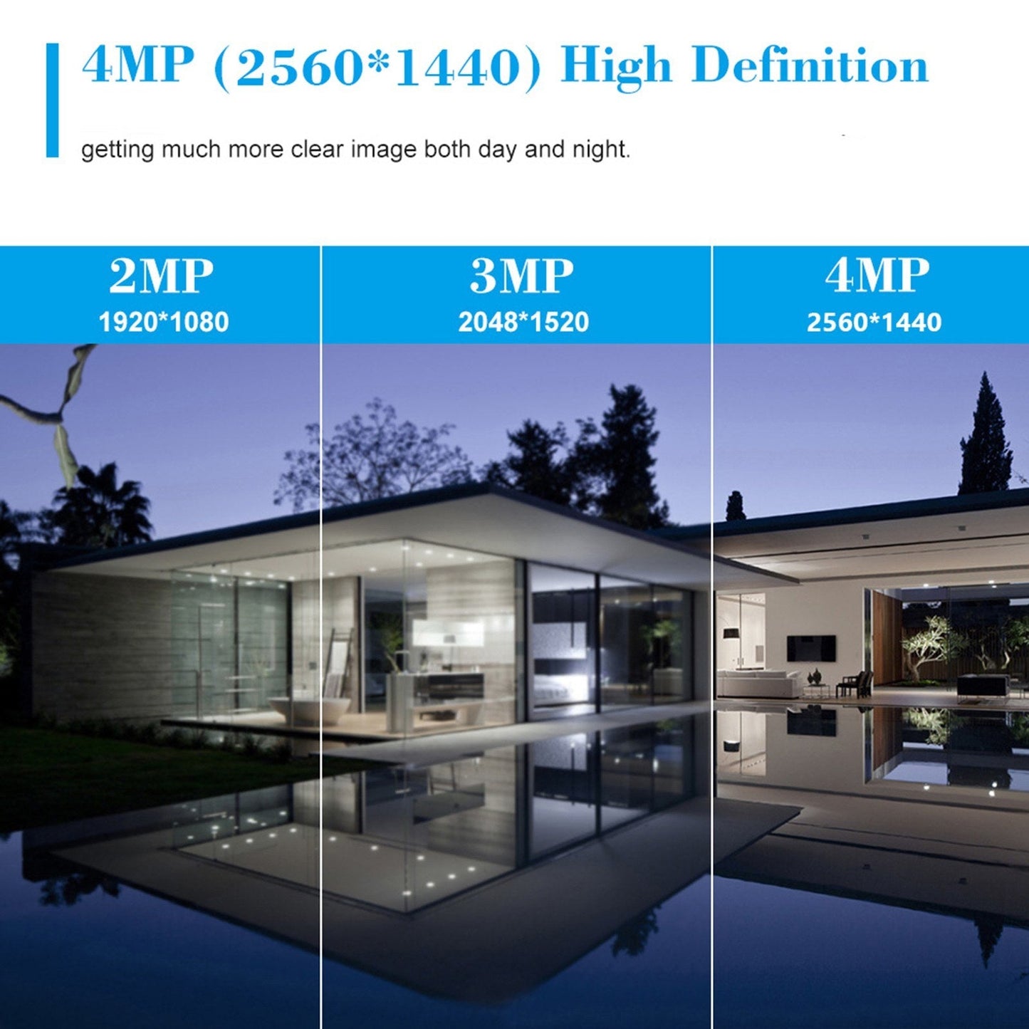 4MP POE IP-Sicherheitskamerasystem