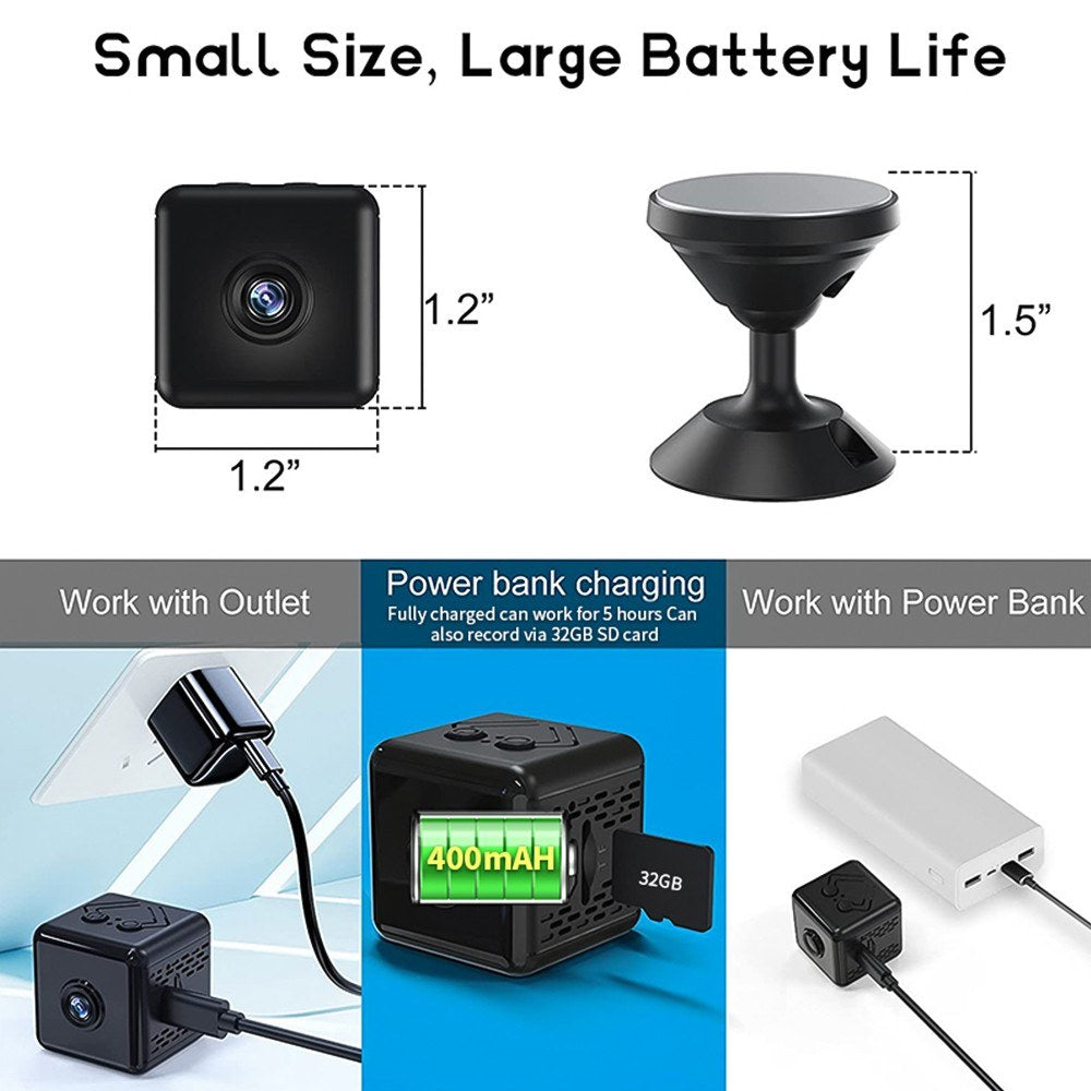 1080P X6D Mini Drahtlose Smart Video Kamera Monitor