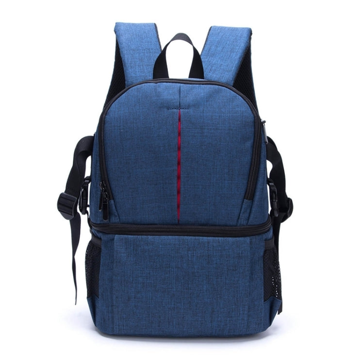 Frendorf | Multifunctionele Waterdichte Nylon Schouderrugzak Gevoerde Schokbestendige Cameratas voor Nikon Canon DSLR Camera's (Blauw)