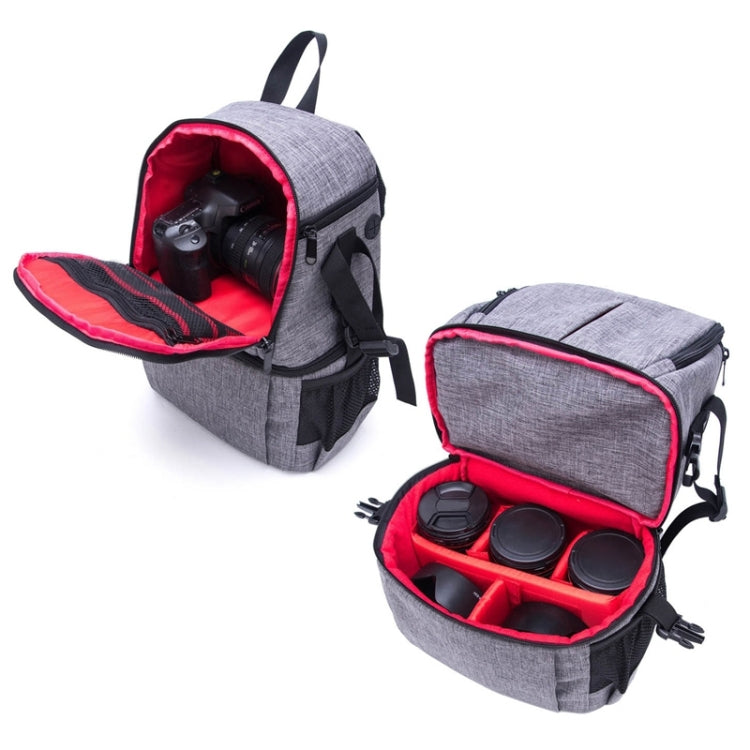 Frendorf | Multifunctionele Waterdichte Nylon Schouderrugzak Gevoerde Schokbestendige Cameratas voor Nikon Canon DSLR Camera's (Blauw)