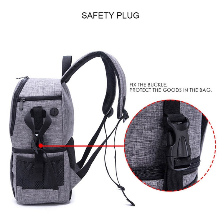 Frendorf | Multifunctionele Waterdichte Nylon Schouderrugzak Gevoerde Schokbestendige Cameratas voor Nikon Canon DSLR Camera's (Blauw)